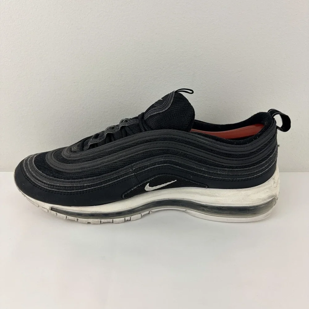 Nike Air Max 97 Men's Black White Running Shoes Size 10.5 Athletic Casual‎ Y2K